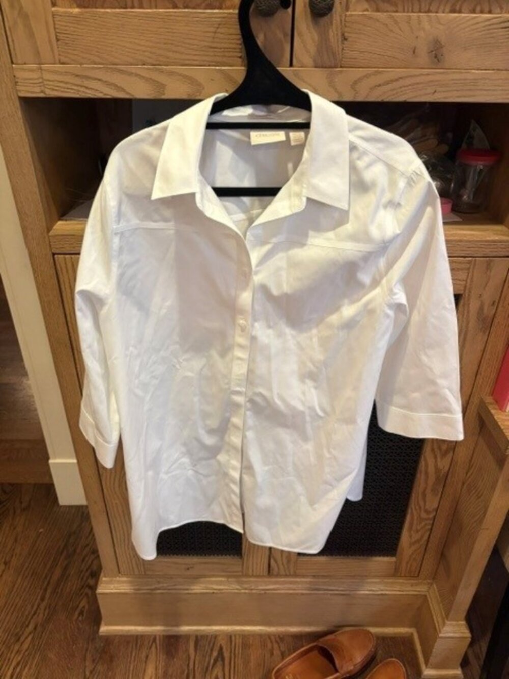 Chico's Pristine white shirt- new